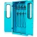 Armoire de séchage pour bronchoscopes Harloff, fixation murale et serrure à clé, 24" de largeur x 12-3/4" de profondeur x 48" de hauteur, violet