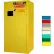 Armoire à peinture/encre Securall® 20 gallons à fermeture manuelle, jaune