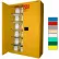 Securall® 60-Gallon, Self-Close,Paint/Ink Cabinet Yellow