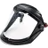 Visière pour casque de sécurité Jackson Safety® Maxview Premium, protège-menton, polycarbonate transparent, revêtement AF
