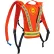 Sac d'hydratation Oberon® haute visibilité, résistant aux arcs électriques, avec accessoire, orange, 70 fl oz.