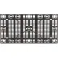 Étagère SPC Industrial™ DuraShelf™, panneau supérieur à grille réglable, 122 cm (L) x 61 cm (P) x 6,7 cm (H), noire