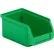 SSI Schaefer Plastic Stacking Bin, Hopper Front, 6-1/2"L x 4-1/4"W x 3"H, Green