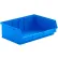 Bac empilable en plastique SSI Schaefer, trémie avant, 36,2 cm L x 48,6 cm l x 15,2 cm H, bleu