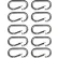 Mousqueton Snap-Loc® E-Track, lot de 10