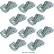 Adaptateur Snap-Loc® E-Track avec anneau d'arrimage pour sangles, cordes et câbles, lot de 10