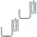 Crochet en J polyvalent Snap-Loc® E-Track, support de 2", lot de 2