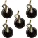 Kit de roulettes Rubbermaid® pour chariot Brute, gris - FG2640M30000