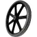 Roue non pneumatique Rubbermaid® de 20 pouces pour chariot Rubbermaid® Big Wheel