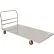chariot à plate-forme en acier inoxydable Vestil chariot - 72 x 36, capacité de 2 000 lb