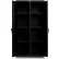 Armoire « Double Shift » Stronghold à usage intensif, 6 étagères, calibre 18, 36" de largeur x 24" de profondeur x 72" de hauteur, noire