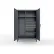 Armoire à uniformes Strong Hold® Extreme Duty avec 4 étagères, 48" de largeur x 24" de profondeur x 78" de hauteur, gris foncé