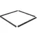 Cadre carré PolyGrate™ de 1,22 m pour grille d'arbre TSB44, PEHD