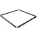 Cadre carré PolyGrate™ de 1,5 m pour grille d'arbre TSB55, PEHD