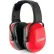 Casque antibruit réglable Jackson Safety, réducteur de bruit et diélectrique, NRR de 26 dB, rouge