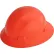 Jackson Safety Advantage Full Brim Hard Hat, Non-Vented, 4-Pt. Ratchet Suspension, Orange
