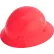 Casque de sécurité Jackson Safety Advantage à bord large, sans aération, système de suspension à cliquet à 4 points, rouge