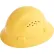 Jackson Safety Advantage Full Brim Hard Hat, Vented, 4-Pt. Ratchet Suspension, Yellow