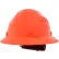 Casque de sécurité à bord large Jackson Safety Advantage, aéré, système de suspension à cliquet à 4 points, orange