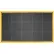 Tapis de drainage Global Industrial™, 2' de largeur x 3' de longueur, 7/8" d'épaisseur, noir avec bordure jaune