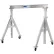 Spanco Adjustable Height Aluminum Gantry Crane, 12'W x 10'-10"-13'-4"H, 4000 Lb. Capacity
