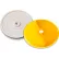102222 Réflecteur ambré à montage central de 3-1/4", plaque arrière en plastique, RT-90A