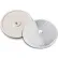 102227 Réflecteur blanc à montage central de 3-1/4", plaque arrière en plastique, RT-90W