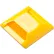 102235 Marqueur routier temporaire, 4" x 4", orange, 1 panneau