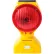 5785445 Lampe de signalisation « Barricade » à énergie solaire individuelle d'DEL , rouge, interrupteur à 3 positions (marche/arrêt)