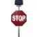 Panneau de signalisation routière LegendViz® DEL , à énergie solaire, 36" de largeur x 6" de profondeur x 36" de hauteur, blanc/rouge