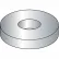 Rondelle plate n° 10 - SAE - Diamètre intérieur 7/32" - Acier - Zinguée - Grade 2 - Paquet de 100