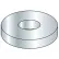 Rondelle plate de 1/2" - SAE - Diamètre intérieur 17/32" - Acier - Zinguée - Nuance 2 - Paquet de 1 lb.