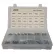 Assortiment de 375 goupilles fendues - de 1/16" à 5/32" - en acier - zinguées