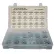 275 Piece Sheet Metal Screw Assortment - #6 to #14 - Slotted Hex Washer Head - Steel - Zinc Plated