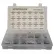 Assortiment de 244 vis à tôle (autotaraudeuses) - n° 6 à n° 14 - tête bombée à empreinte cruciforme - acier inoxydable 304