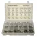 Assortiment de 270 vis à métaux - du n° 6 à 1/4" - tête bombée à empreinte cruciforme - acier inoxydable 304