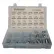 Assortiment de 250 vis à tête hexagonale métrique - M4 à M12 - Classe 8.8 - Acier - Zinguées