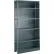 Tri-Boro T-Bolt 6 Shelf, 20 Ga Closed Solid Steel Shelving, Add On, 36"Wx18"Dx75"H, Dark Gray