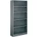 Tri-Boro T-Bolt 6 Shelf, 20 Ga Closed Solid Steel Shelving, Starter, 36"Wx18"Dx75"H, Dark Gray