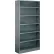 Tri-Boro Boxer 7 Shelf, 18 Ga Closed Perforated Steel Shelving, Starter, 36"Wx15"Dx85"H, Dark Gray