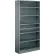 Tri-Boro T-Bolt 8 Shelf, 20 Ga Closed Solid Steel Shelving, Starter, 36"Wx15"Dx99"H, Dark Gray