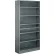Tri-Boro T-Bolt 8 Shelf, 18 Ga Closed Steel Shelving Unit, Starter, 36"W x 36"D x 99"H, Dark Gray