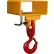 Poutre pour chariot élévateur Lif-Truc, fourche simple, crochet pivotant simple, 3 000 lb, dimension A : 4-1/2"