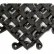 Dalles Wearwell® ErgoDeck® à rainures ouvertes intégrées, épaisseur 7/8", dimensions 1,5' x 1,5', couleur noire - Lot de 10