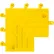 Wearwell® ErgoDeck® - Coin intérieur haute résistance, épaisseur 7/8", 9" x 9", jaune