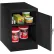 Armoire Tennsco® à hauteur standard de bureau, 19" de largeur x 24" de profondeur x 30" de hauteur, entièrement soudée, noire