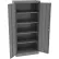 Armoire de rangement Tennsco® Smart Space, 76 cm (L) x 38 cm (P) x 168 cm (H), gris moyen, entièrement soudée