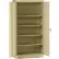 Tennsco® Standard Heavy Duty Storage Cabinet, Turn Handle, 24 Gauge, 36"W x 24"D x 72"H, Sand