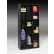 Tennsco Cubby Cabinet CC-78-BLK - Welded 34-1/2"W x 13-1/2"D x 78"H Black