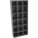 Armoire à casiers Tennsco® pour 18 personnes, 34-1/2" de largeur x 13-1/2" de profondeur x 78" de hauteur, gris moyen, entièrement soudée